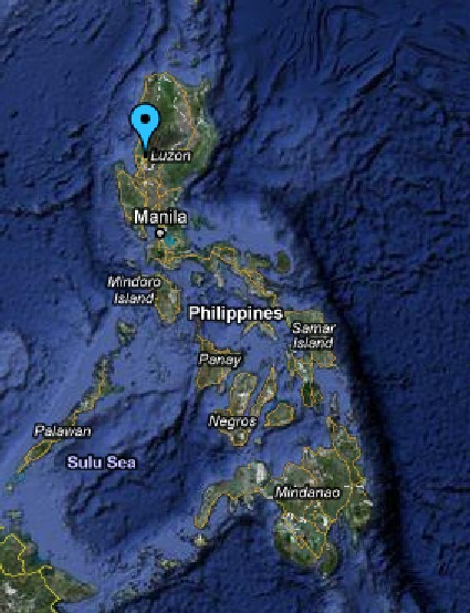 Googlemap of the Philippines