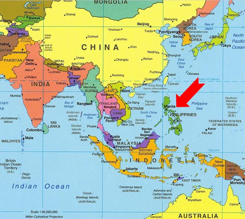 World Map Philippines Samyysandra Com