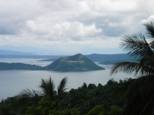 Taal Volcano in a Lake