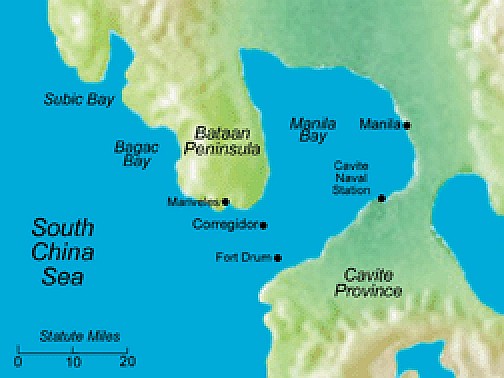 Cavite corregidor map