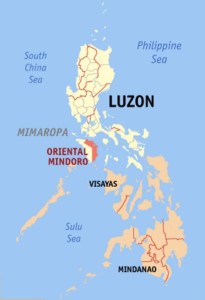 Mindoro Oriental locator map