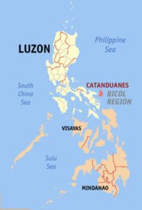 Catanduanes Locator Map